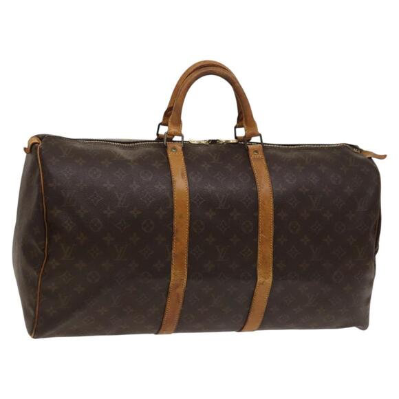 LOUIS VUITTON Monogram Keepall 55 Boston Bag M41424 - Picture 1 of 16